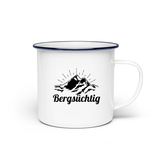 Bergsüchtig Emaille Tasse - Bergliebe Store