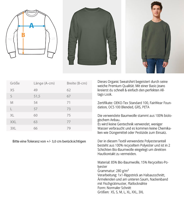 Bergliebe Unisex Premium Organic Sweatshirt - Bergliebe Store