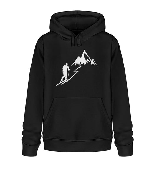 Ski Touring - Unisex Premium Organic Hoodie - Bergliebe Store
