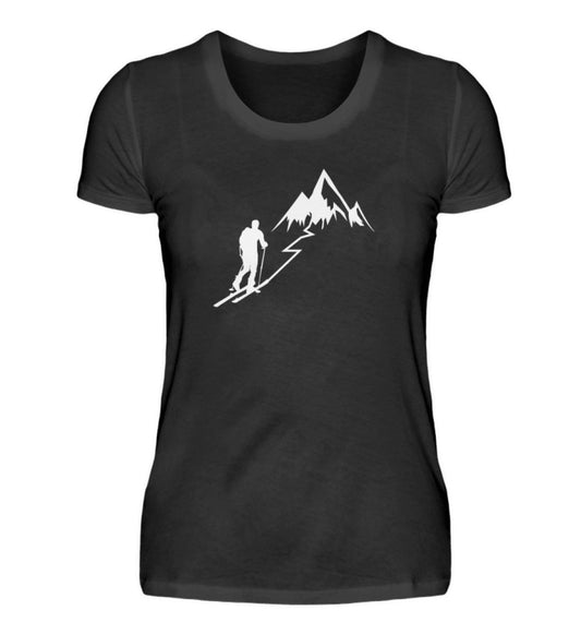 SKITOURING - Damen Premium T-Shirt - Bergliebe Store