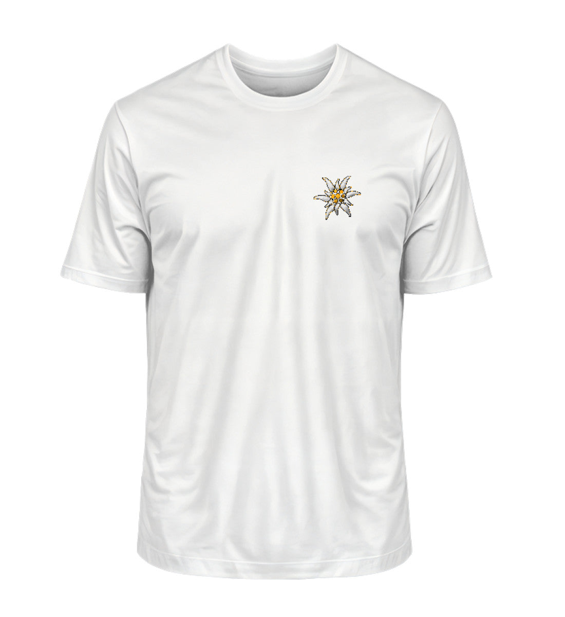 Edelweiss - Unisex Premium Organic T-Shirt mit Stick - Bergliebe Store