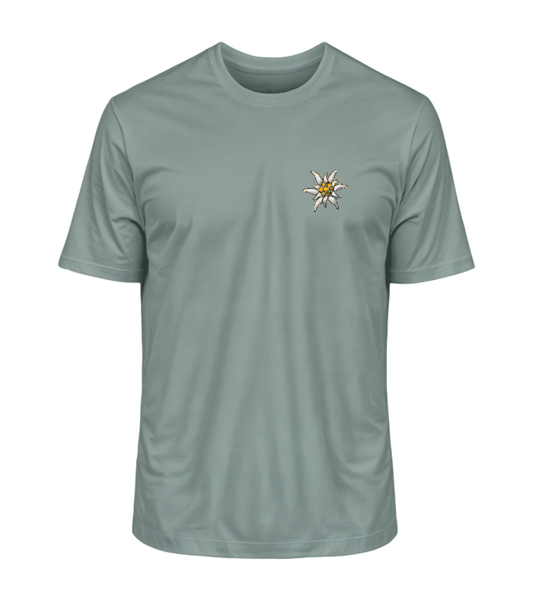Edelweiss - Unisex Premium Organic T-Shirt mit Stick - Bergliebe Store