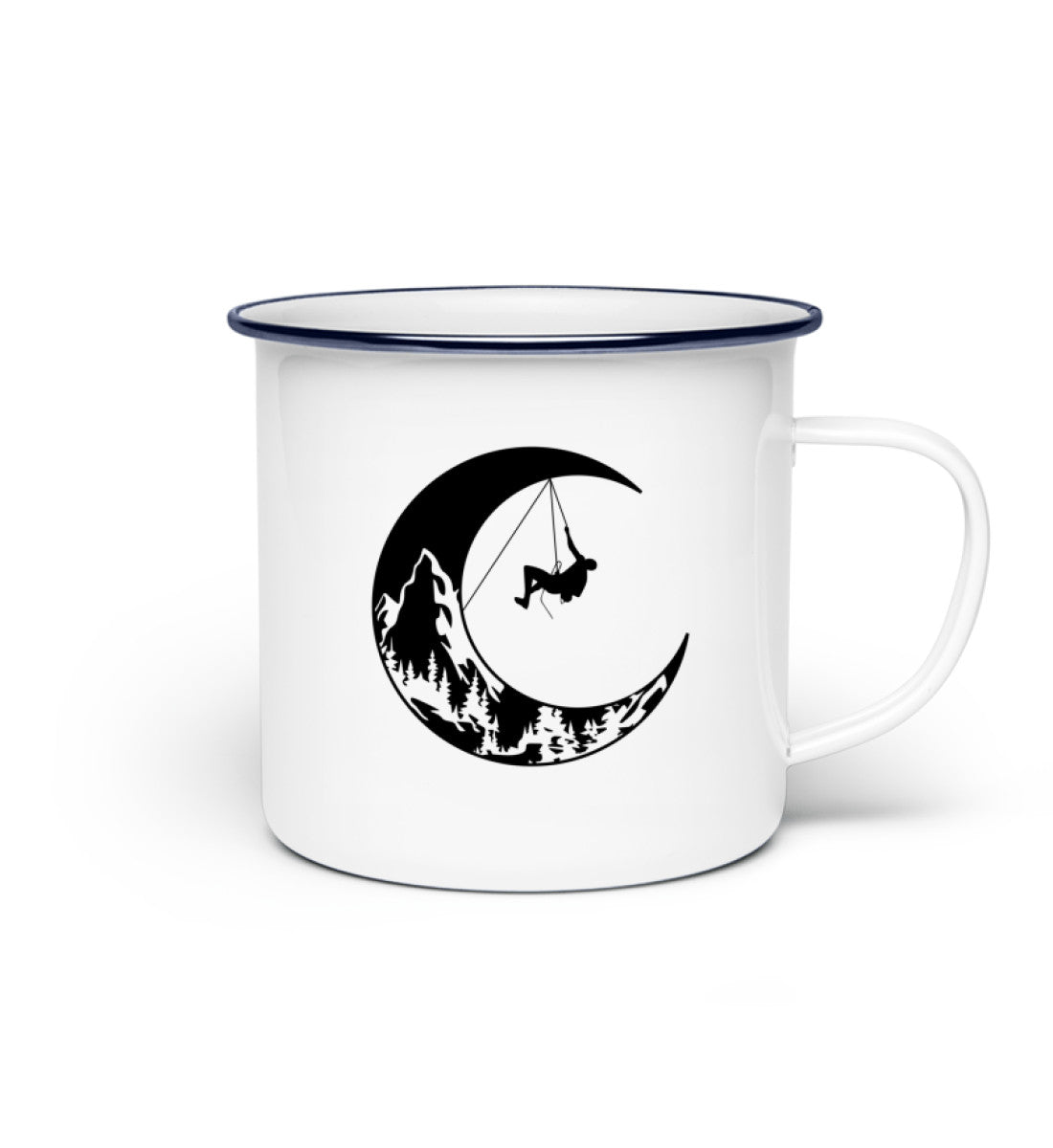 Climbing Emaille Tasse - Bergliebe Store