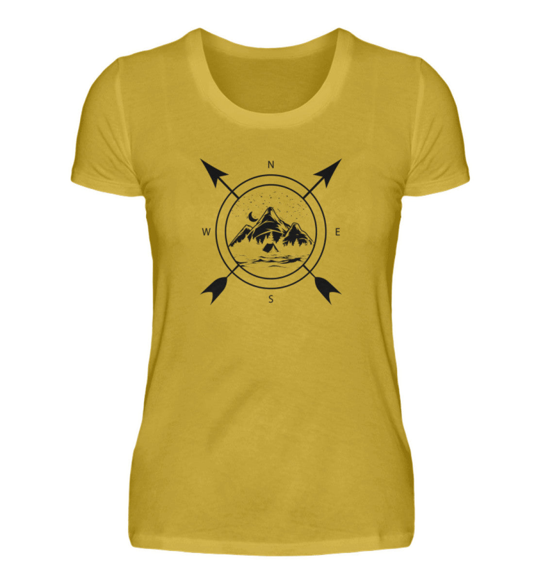 Kompass - Damen Premium T-Shirt - Bergliebe Store