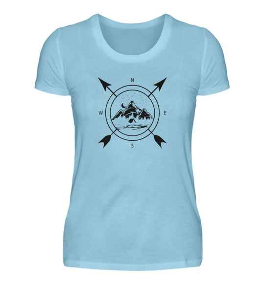 Kompass - Damen Premium T-Shirt - Bergliebe Store