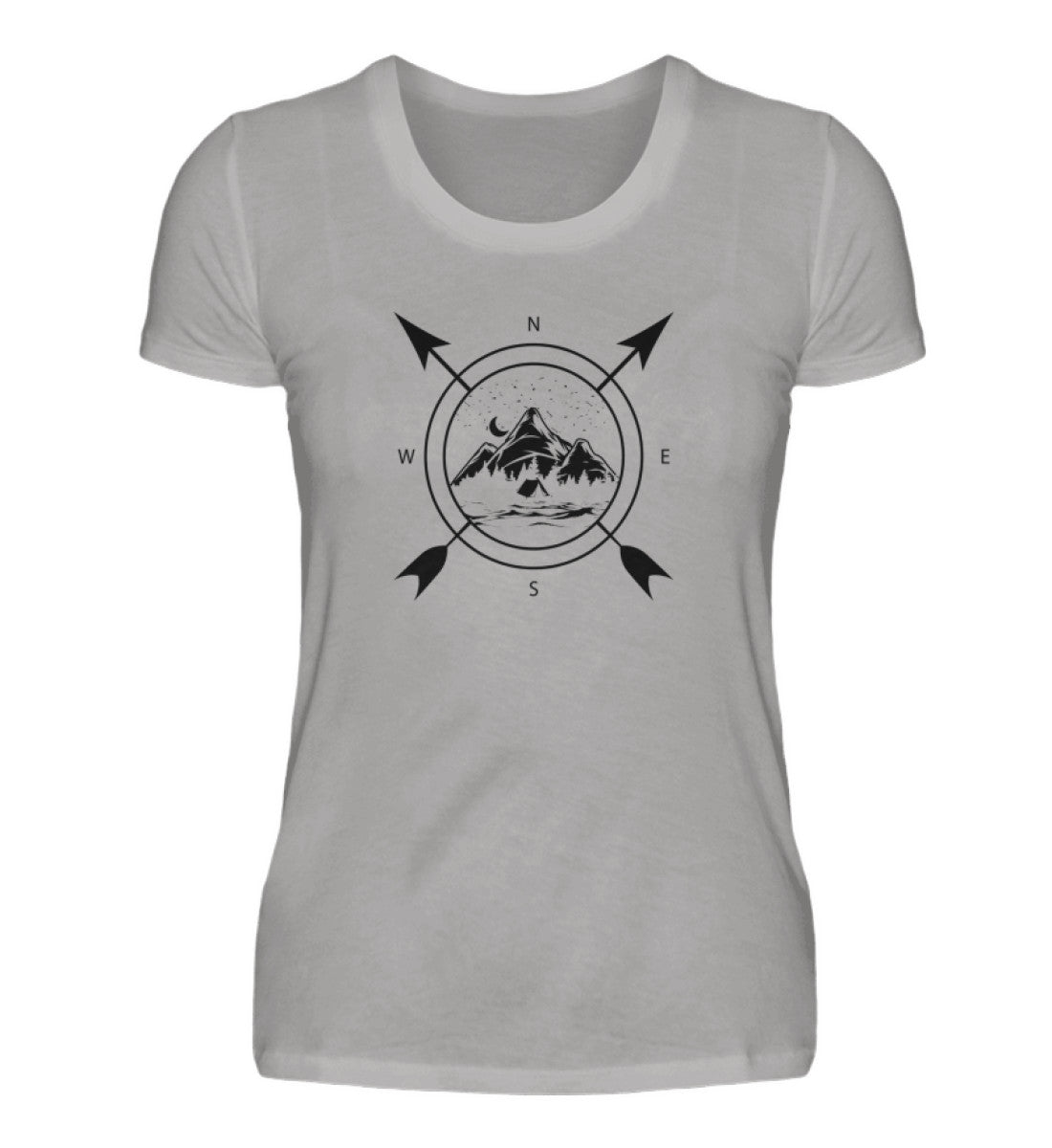 Kompass - Damen Premium T-Shirt - Bergliebe Store