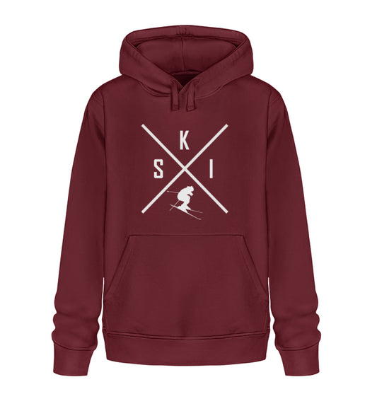 SKI - Unisex Premium Organic Hoodie - Bergliebe Store