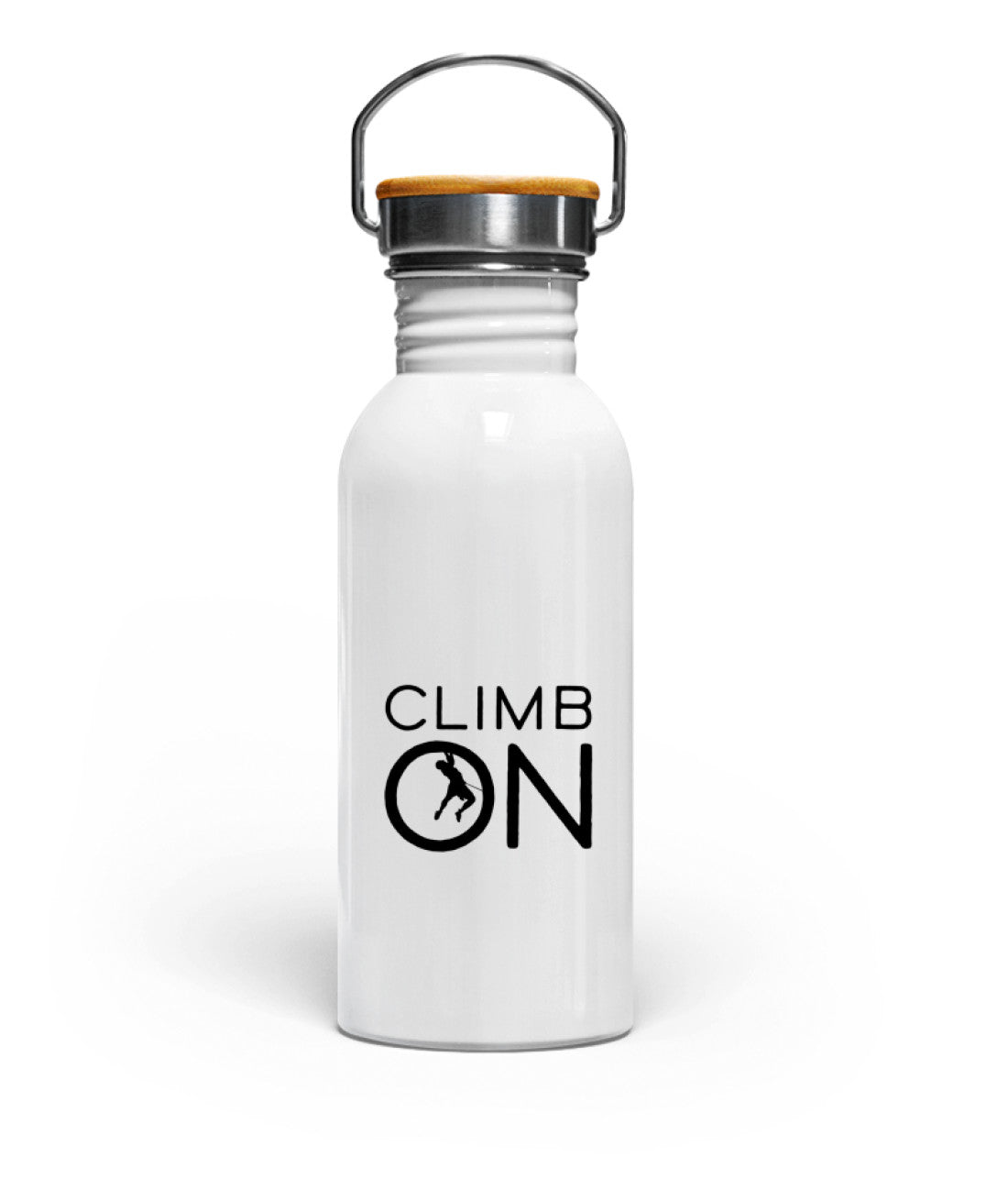 Climb on - Edelstahl Trinkflasche 600ml - Bergliebe Store