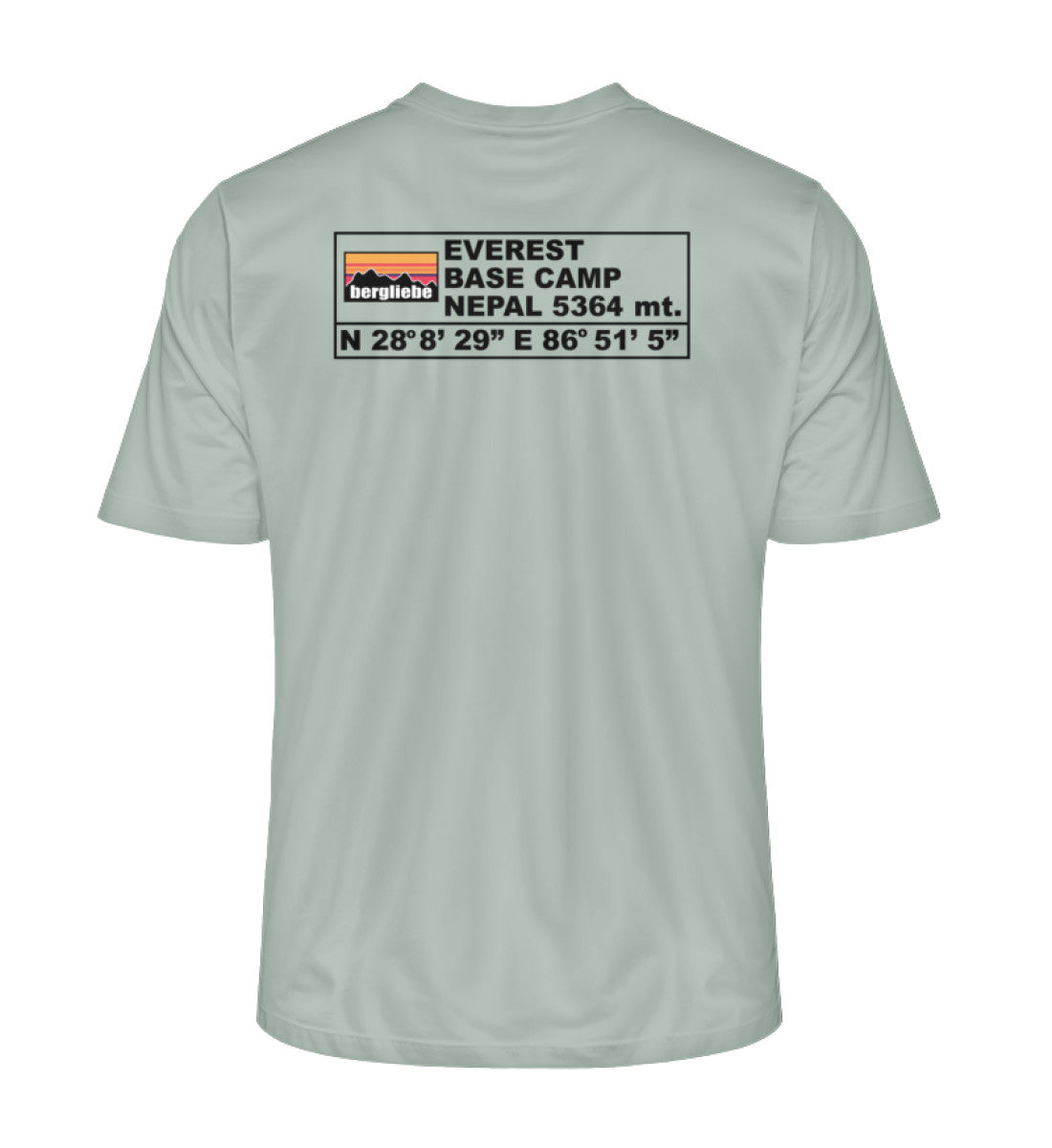Everest Base Camp Backprint - Unisex Premium Organic T-Shirt - Bergliebe Store