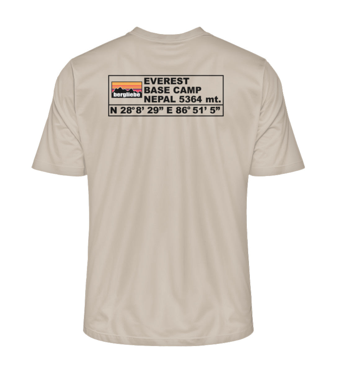 Everest Base Camp Backprint - Unisex Premium Organic T-Shirt - Bergliebe Store