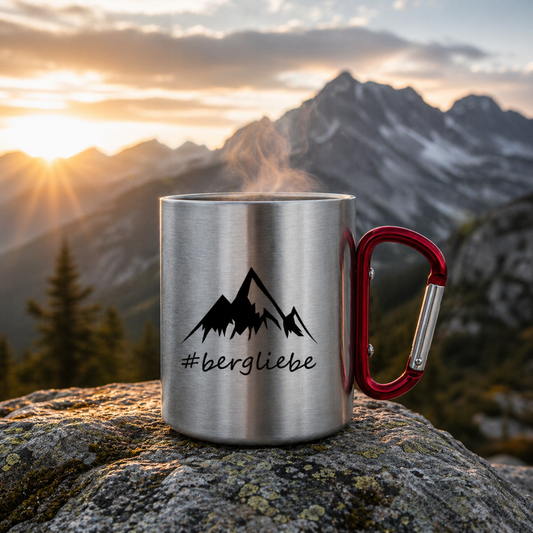Bergliebe® - Edelstahl Karabiner Tasse