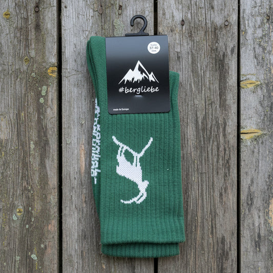 Bergliebe® Unisex Socken - Steinbock Green - Bergliebe Store
