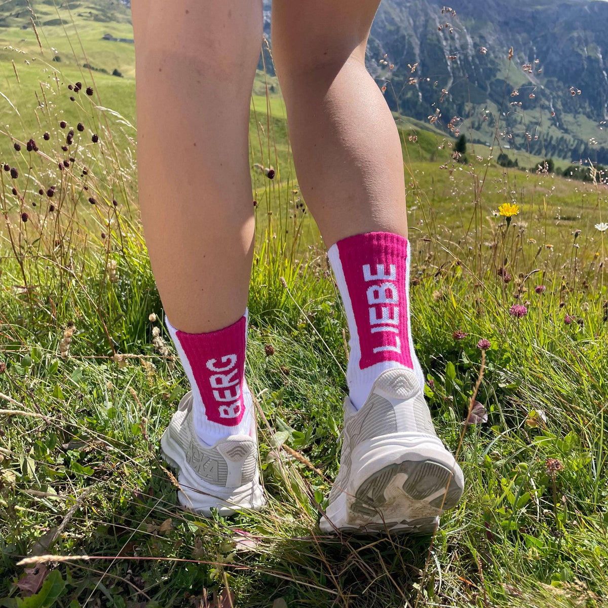 Bergliebe® Damen Socken SALE PACKAGE 2 Stück Magenta & Petrol - Bergliebe Store
