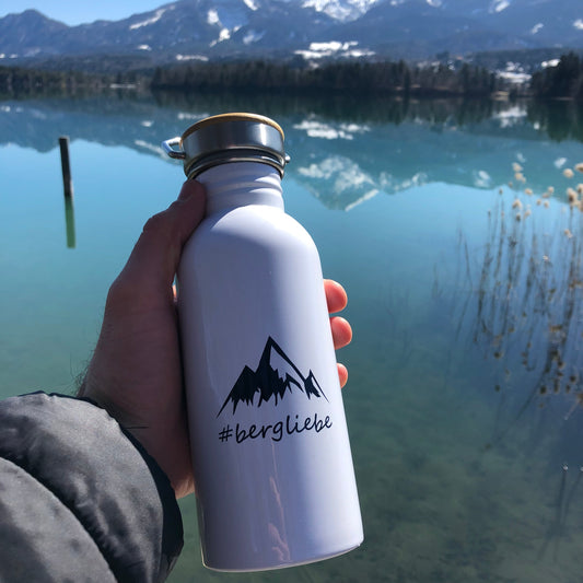 Bergliebe - Edelstahl Trinkflasche 600ml - Bergliebe Store