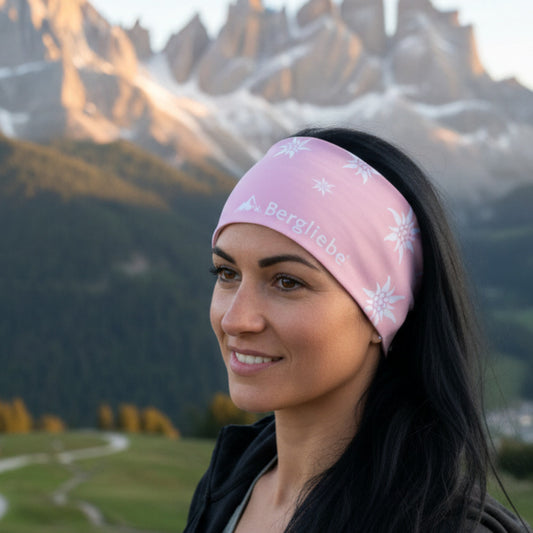 Bergliebe® Stirnband Edelweiss SALE PACKAGE 2 Stück Rosa & Mint