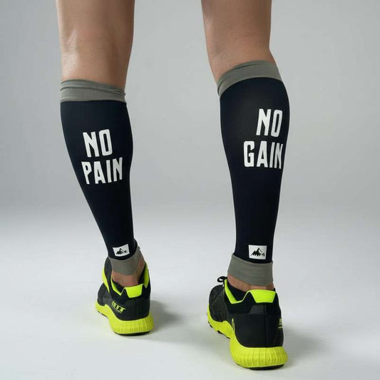 Bergliebe® Compression Calf Sleeves (Beinlinge) - No Pain Black - Bergliebe Store