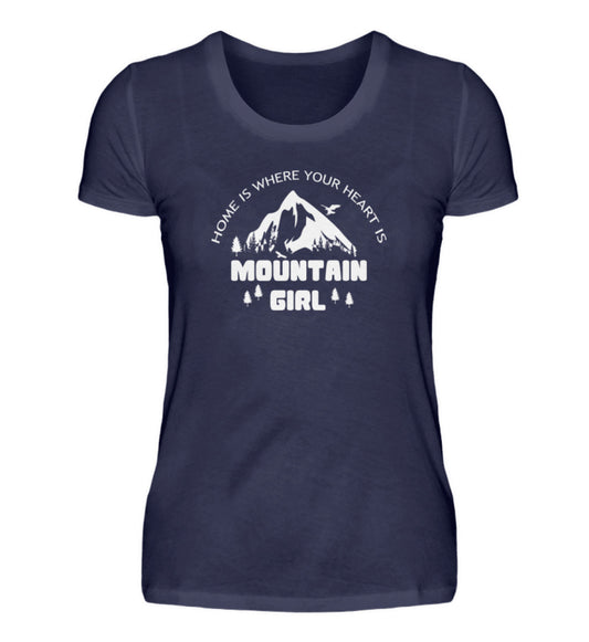 Mountain Girl - Damen Premium T-Shirt - Bergliebe Store