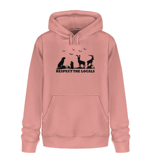 Respect the locals - Unisex Premium Organic Hoodie - Bergliebe Store