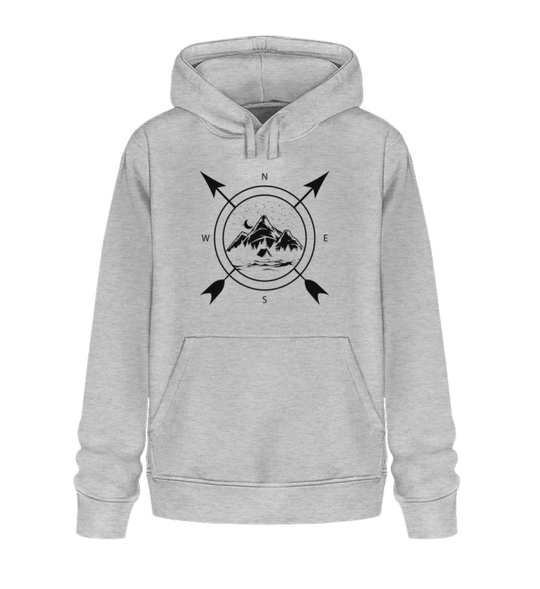 Kompass - Unisex Premium Organic Hoodie - Bergliebe Store