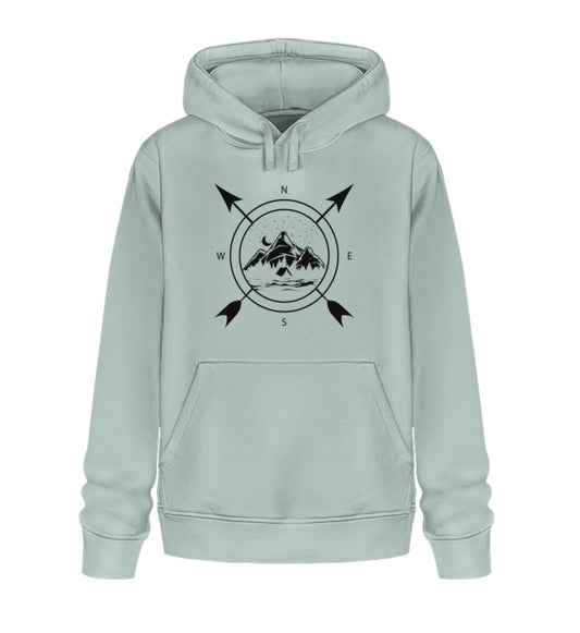 Kompass - Unisex Premium Organic Hoodie - Bergliebe Store
