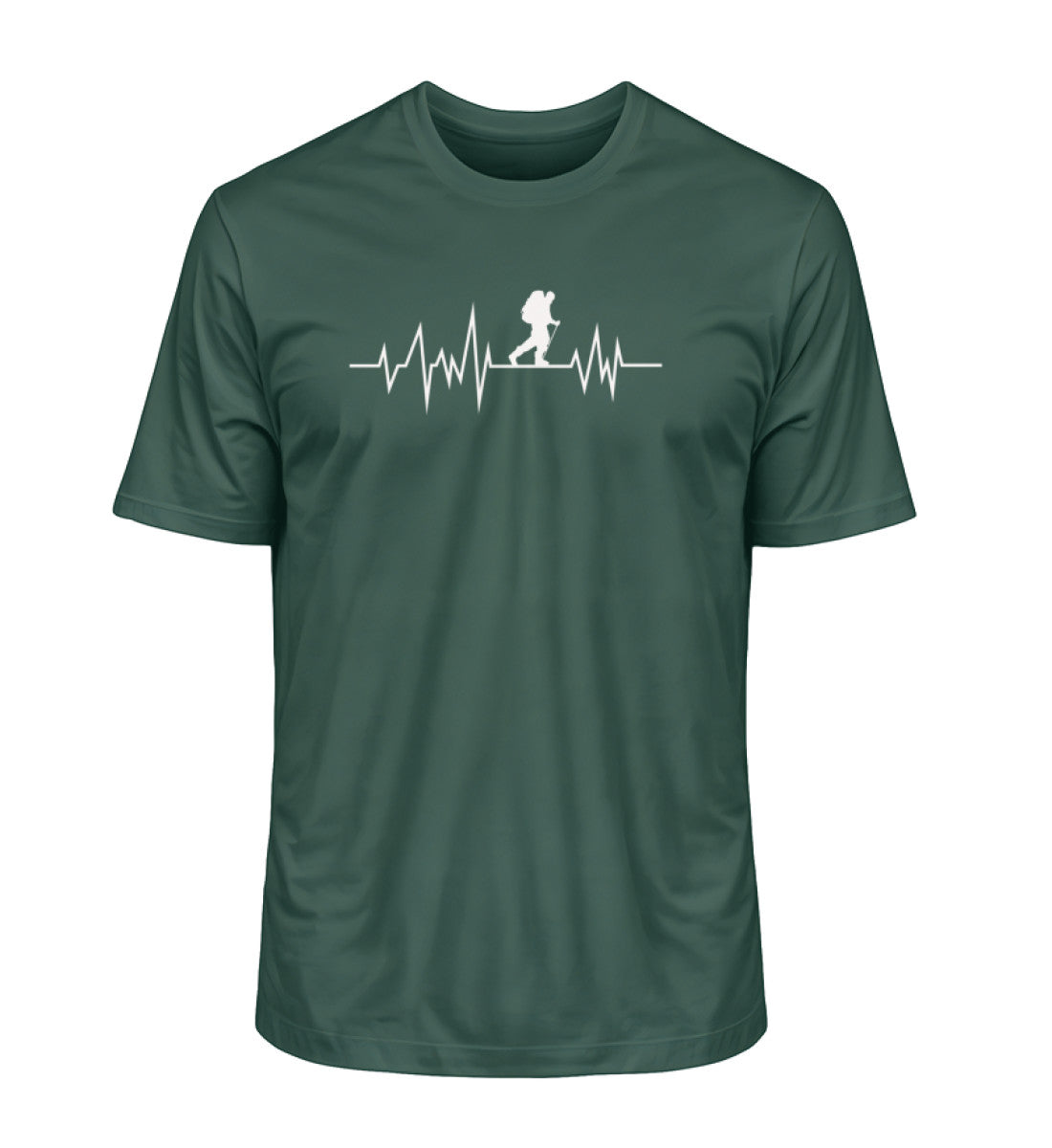 Wandern Herzschlag - Unisex Premium Organic T-Shirt - Bergliebe Store