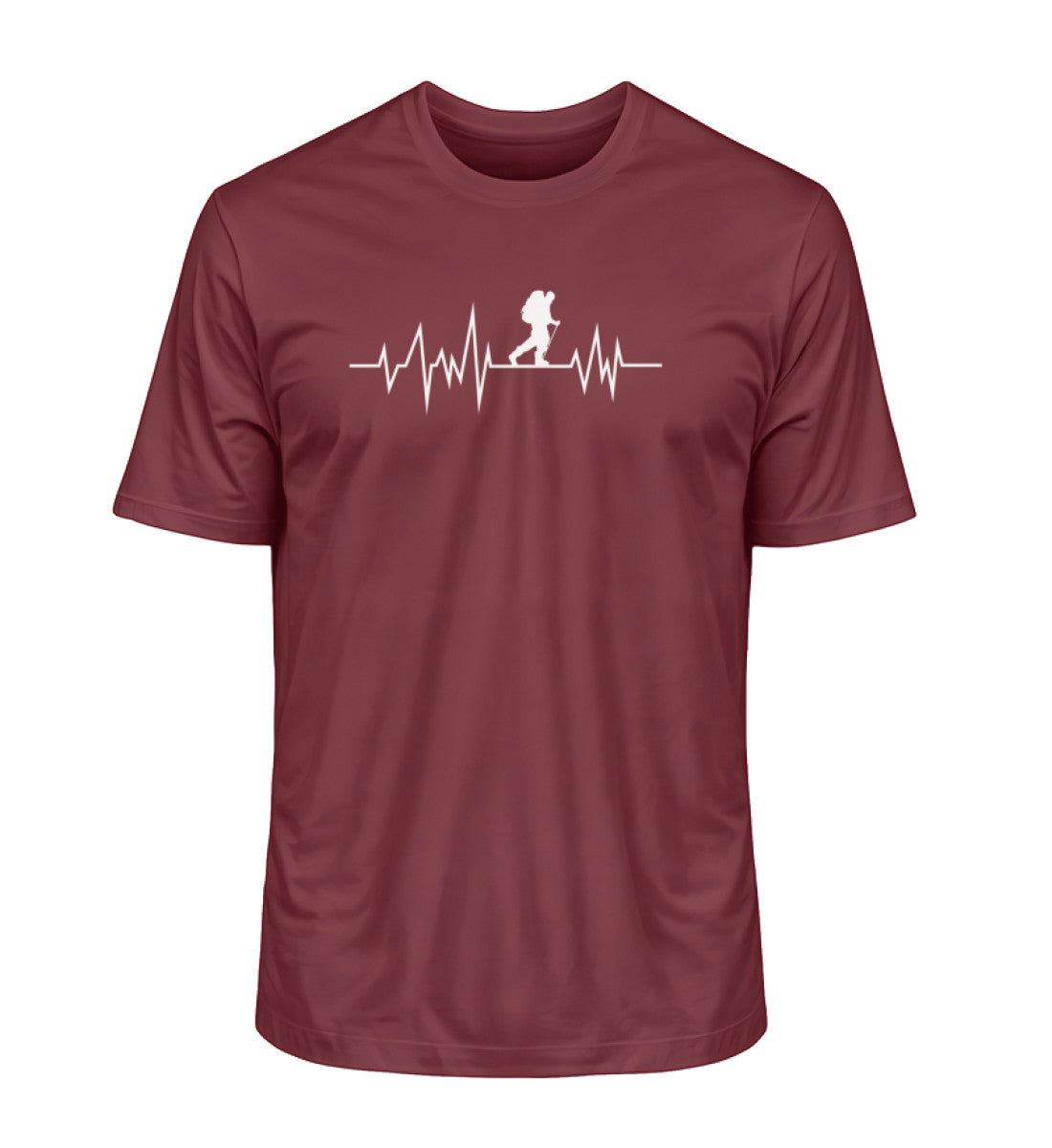 Wandern Herzschlag - Unisex Premium Organic T-Shirt - Bergliebe Store