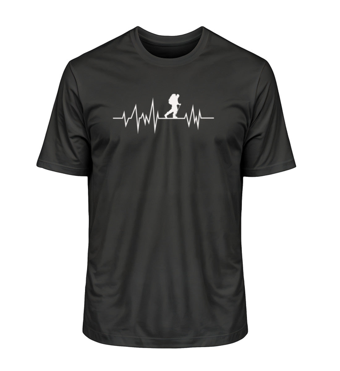 Wandern Herzschlag - Unisex Premium Organic T-Shirt - Bergliebe Store