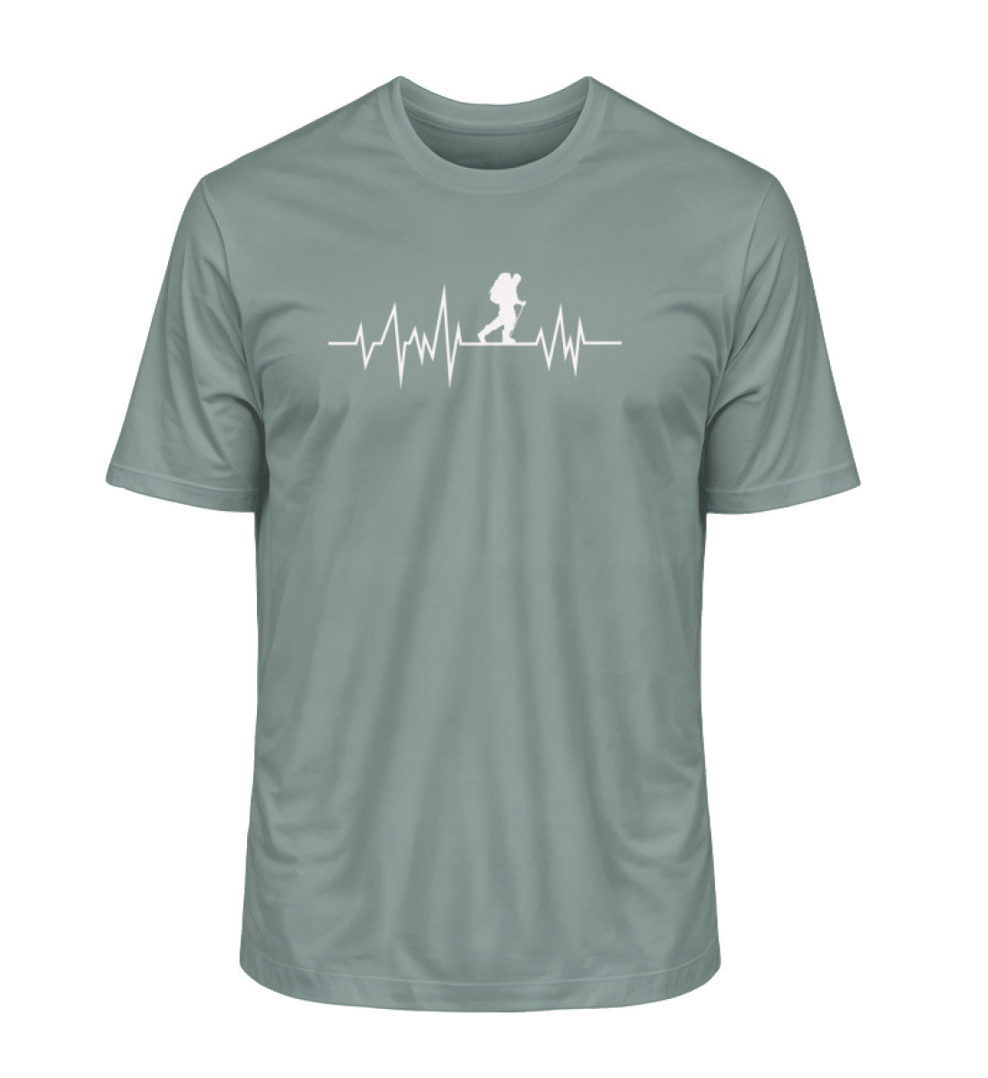 Wandern Herzschlag - Unisex Premium Organic T-Shirt - Bergliebe Store