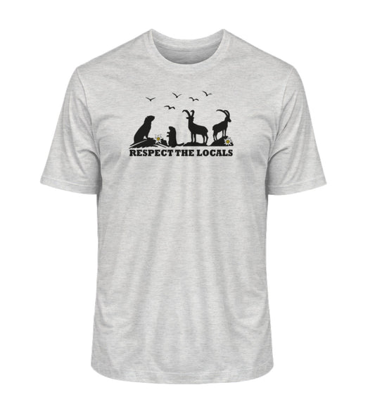 Respect the Locals - Unisex Premium Organic T-Shirt - Bergliebe Store