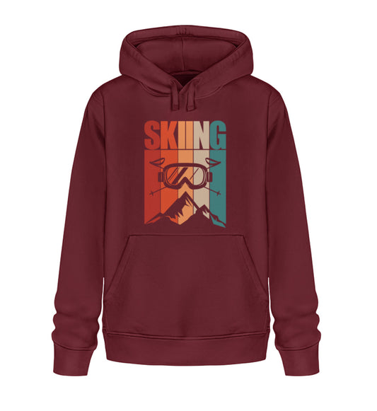 SKIING - Unisex Premium Organic Hoodie - Bergliebe Store