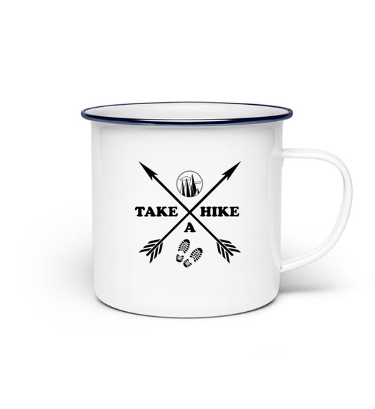 Take A Hike Emaille Tasse - Bergliebe Store