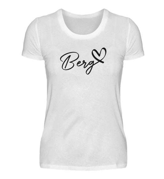 Berg Herz - Damen Premium T-Shirt - Bergliebe Store