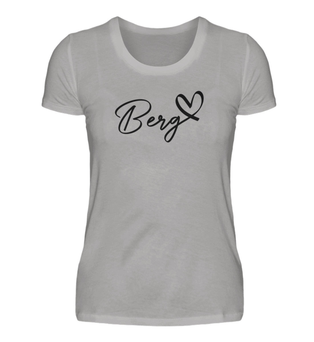 Berg Herz - Damen Premium T-Shirt - Bergliebe Store