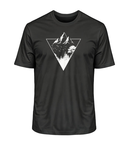 Mountain Triangle - Unisex Premium Organic T-Shirt - Bergliebe Store
