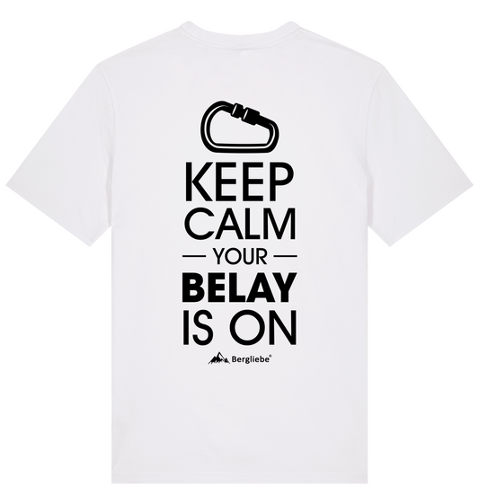 Bergliebe® Belay is on Unisex Premium Organic T-Shirt