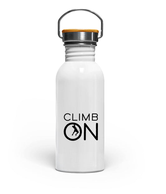 Climb on - Edelstahl Trinkflasche 600ml - Bergliebe Store