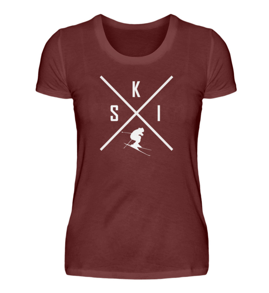 SKI - Damen Premium T-Shirt - Bergliebe Store