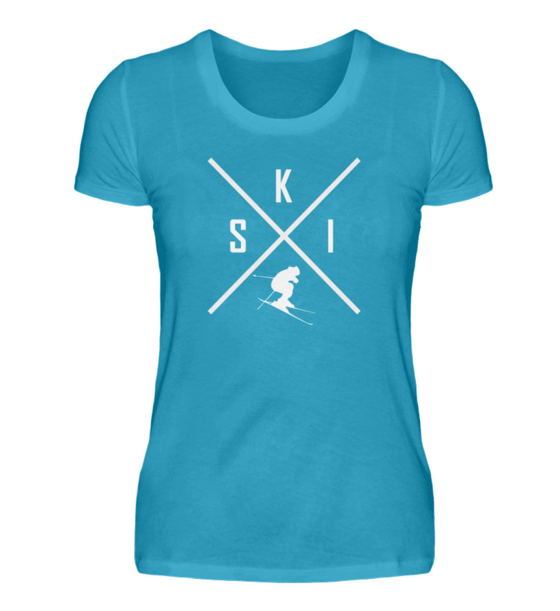 SKI - Damen Premium T-Shirt - Bergliebe Store