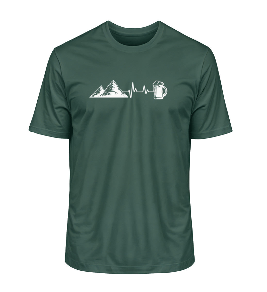Berg Bier Herzschlag - Unisex Premium Organic T-Shirt - Bergliebe Store