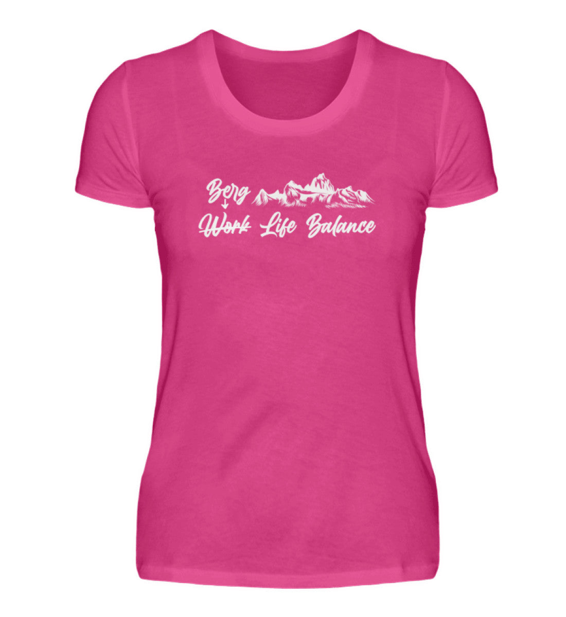 Berg Life Balance - Damen Premium Shirt - Bergliebe Store