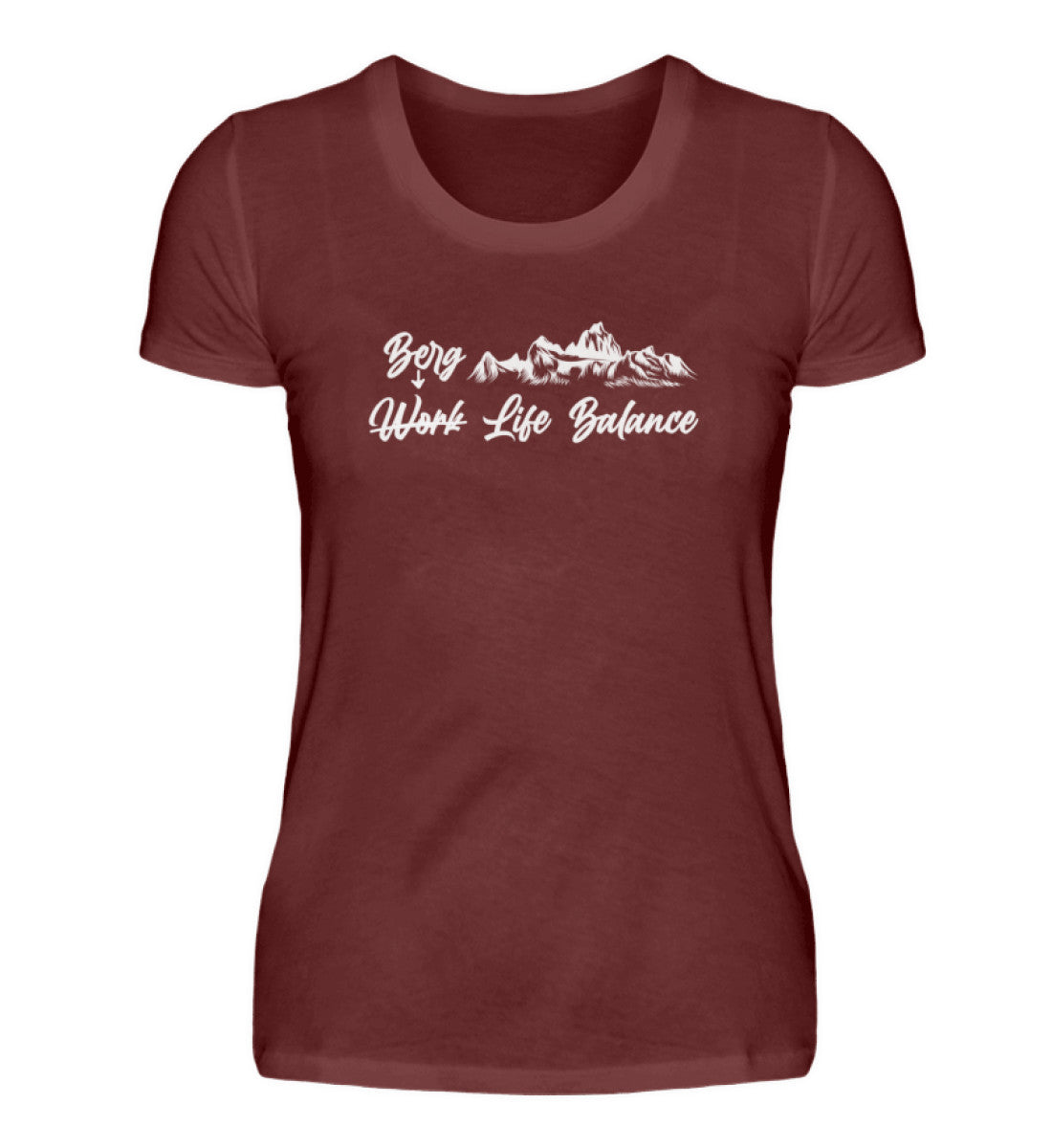 Berg Life Balance - Damen Premium Shirt - Bergliebe Store