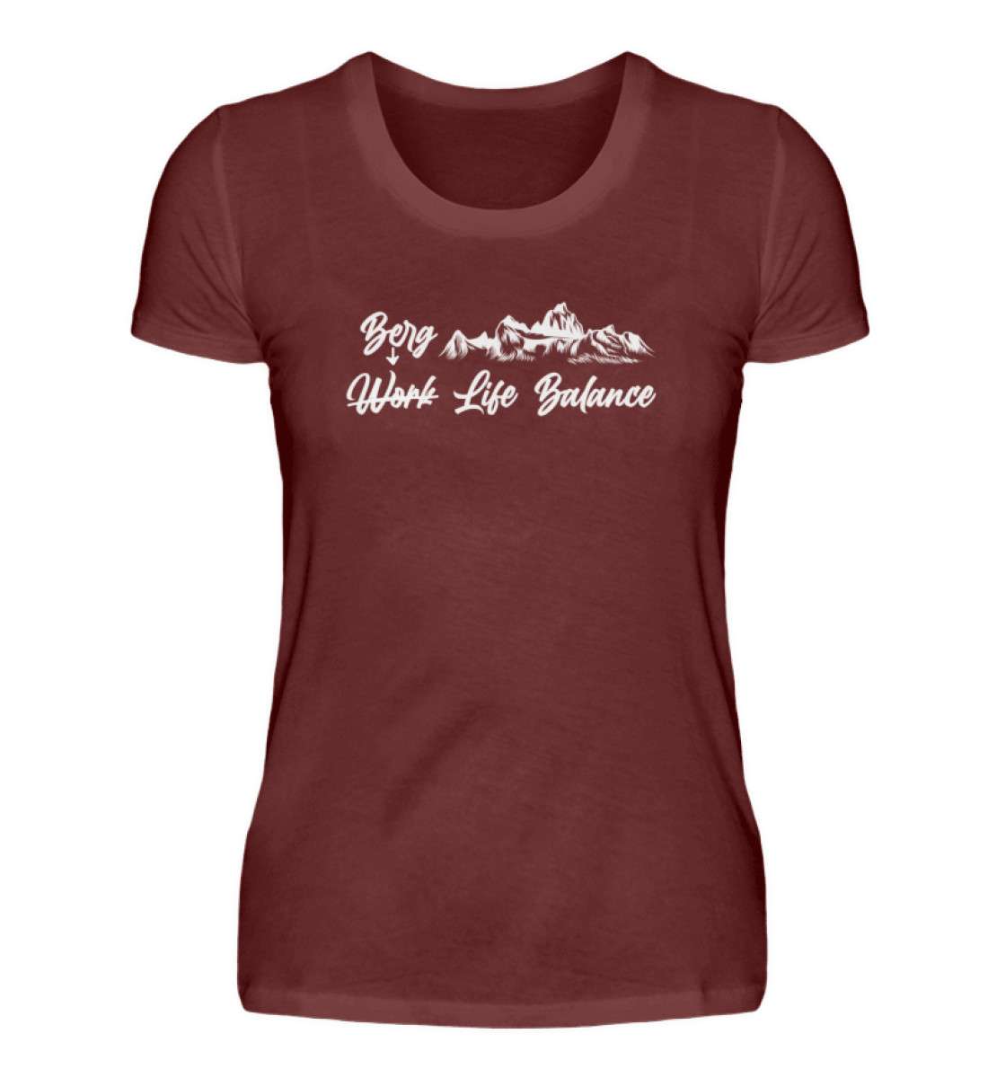 Berg Life Balance - Damen Premium Shirt - Bergliebe Store