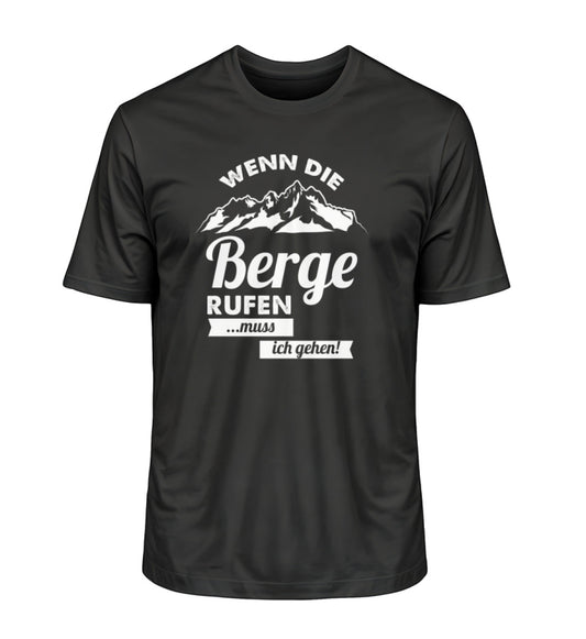 Wenn die Berge rufen - Unisex Premium Organic T-Shirt - Bergliebe Store