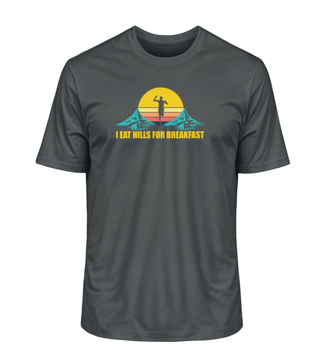 Trailrun Eat hills for breakfast - Unisex Premium Organic T-Shirt - Bergliebe Store