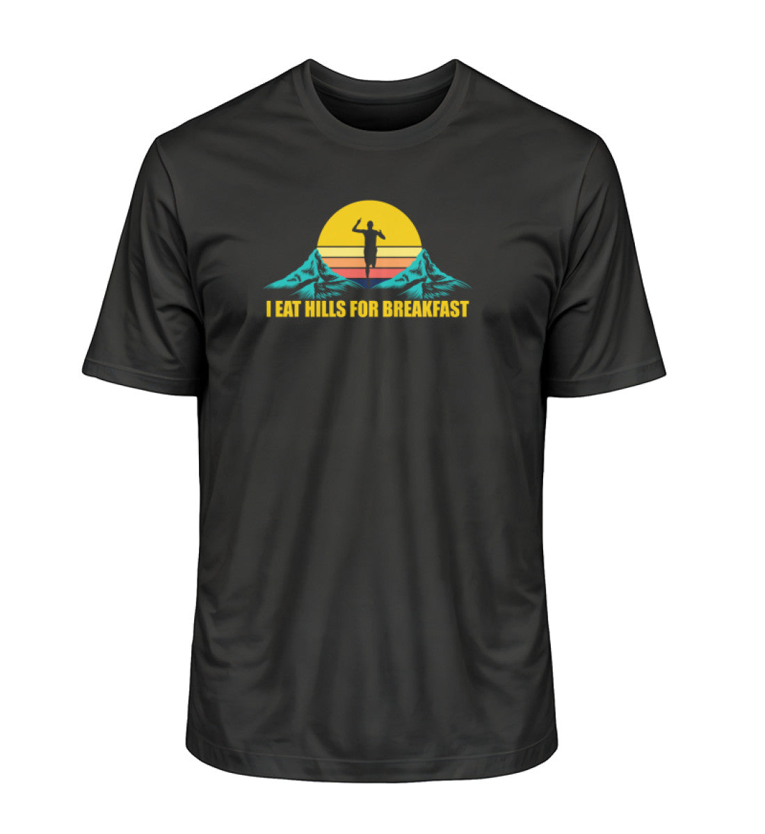 Trailrun Eat hills for breakfast - Unisex Premium Organic T-Shirt - Bergliebe Store