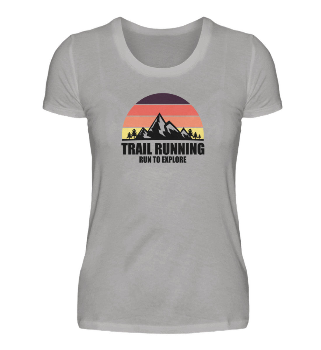 Trail Running - Damen Premium T-Shirt - Bergliebe Store