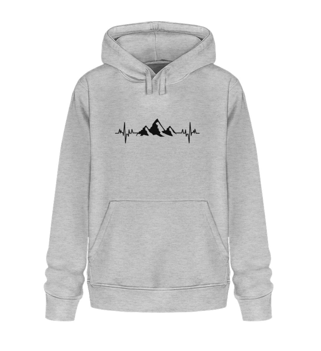 Berg Herzschlag - Unisex Premium Organic Hoodie - Bergliebe Store