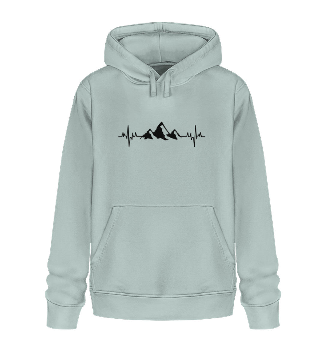 Berg Herzschlag - Unisex Premium Organic Hoodie - Bergliebe Store