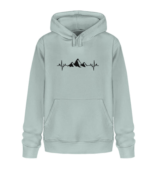 Berg Herzschlag - Unisex Premium Organic Hoodie - Bergliebe Store