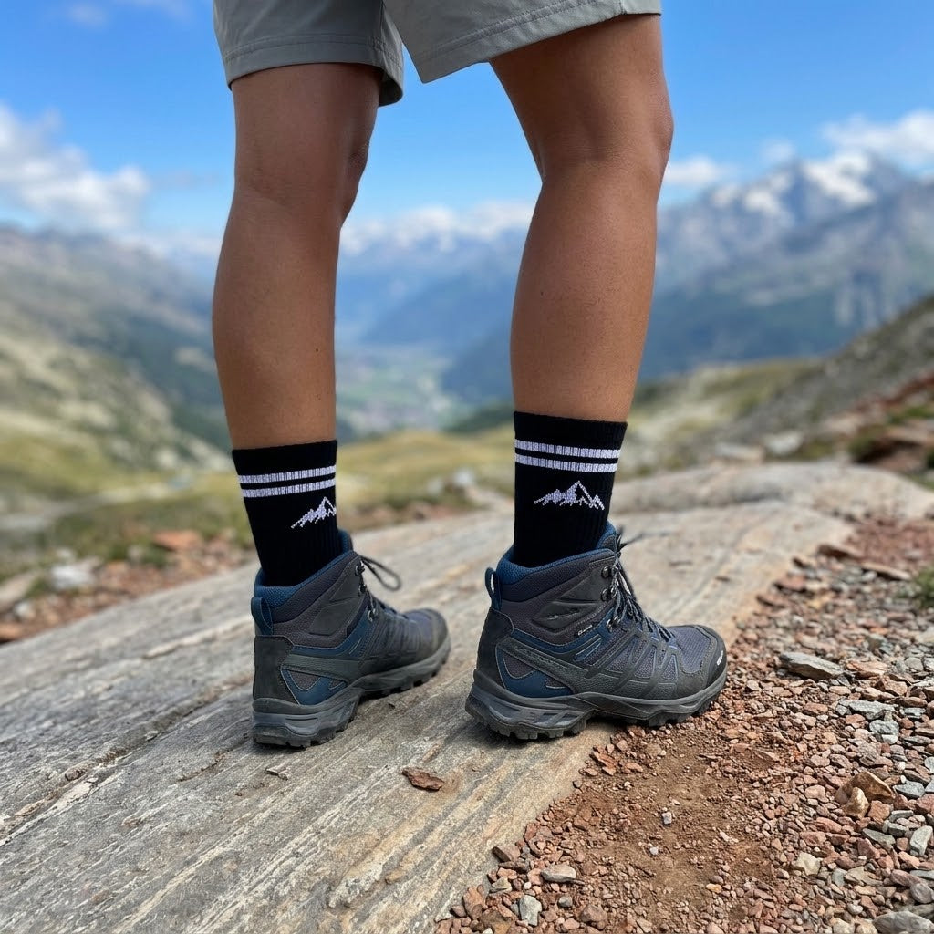 Bergliebe® Unisex Socken - Classic Black